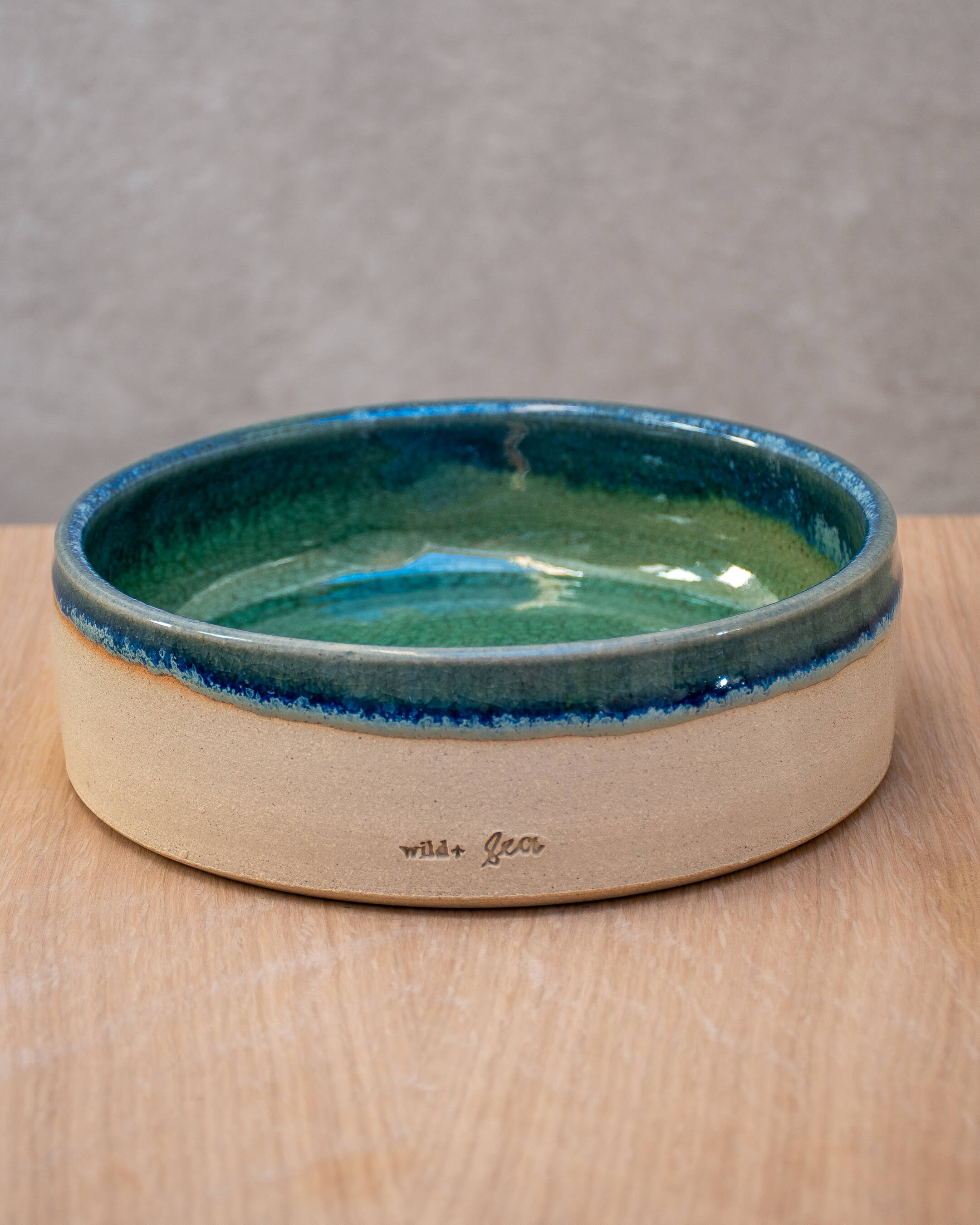 Cuan #1 - Hand Thrown Dog Bowl (17 x 5cm)