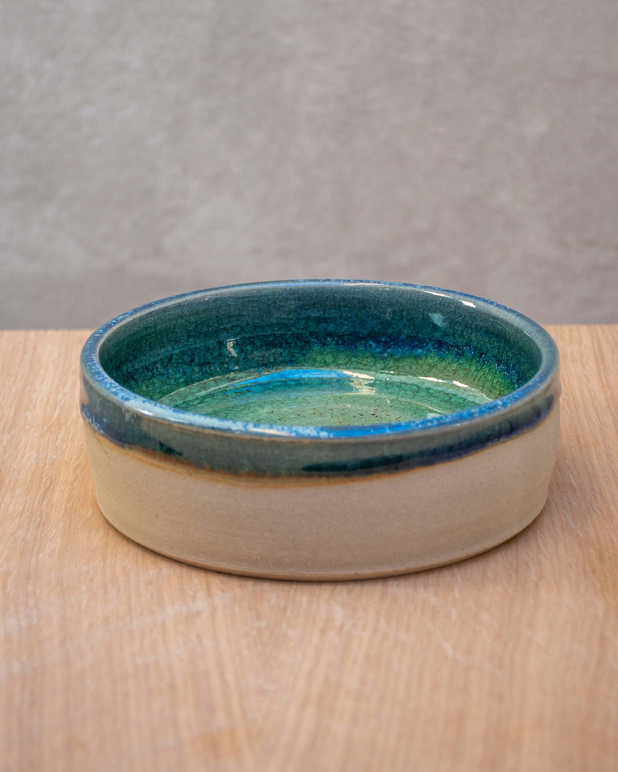 Cuan #3 - Hand Thrown Dog Bowl (15 x 5cm)