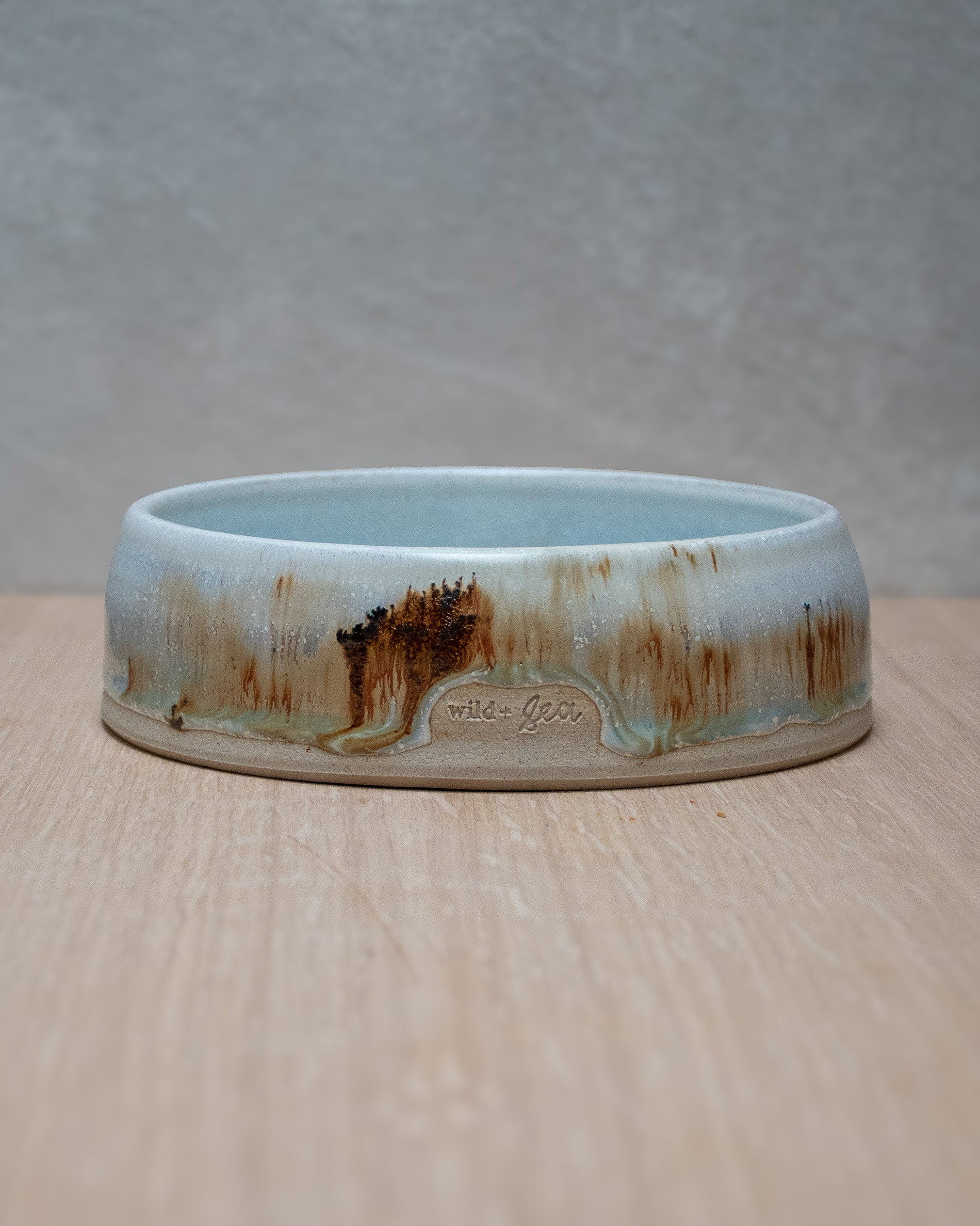 Snow Peak - Hand Thrown Dog Bowl #3 (15cm x 5cm)