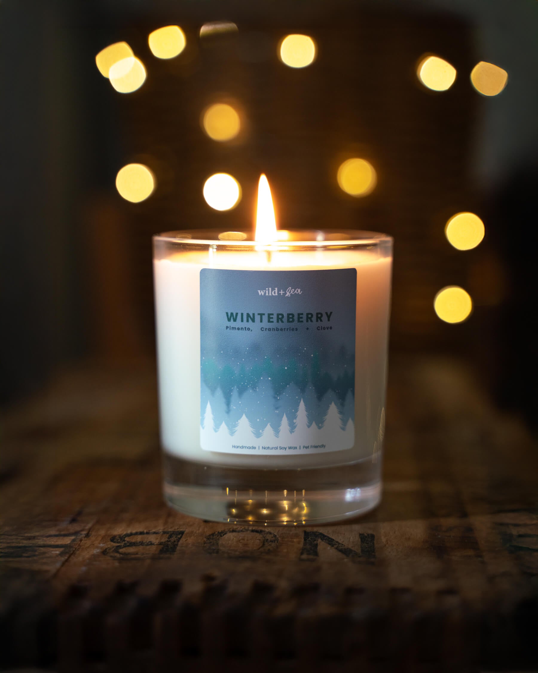 WINTERBERRY | Pimento, Cranberries + Clove | Soy Wax Pet Friendly Candle