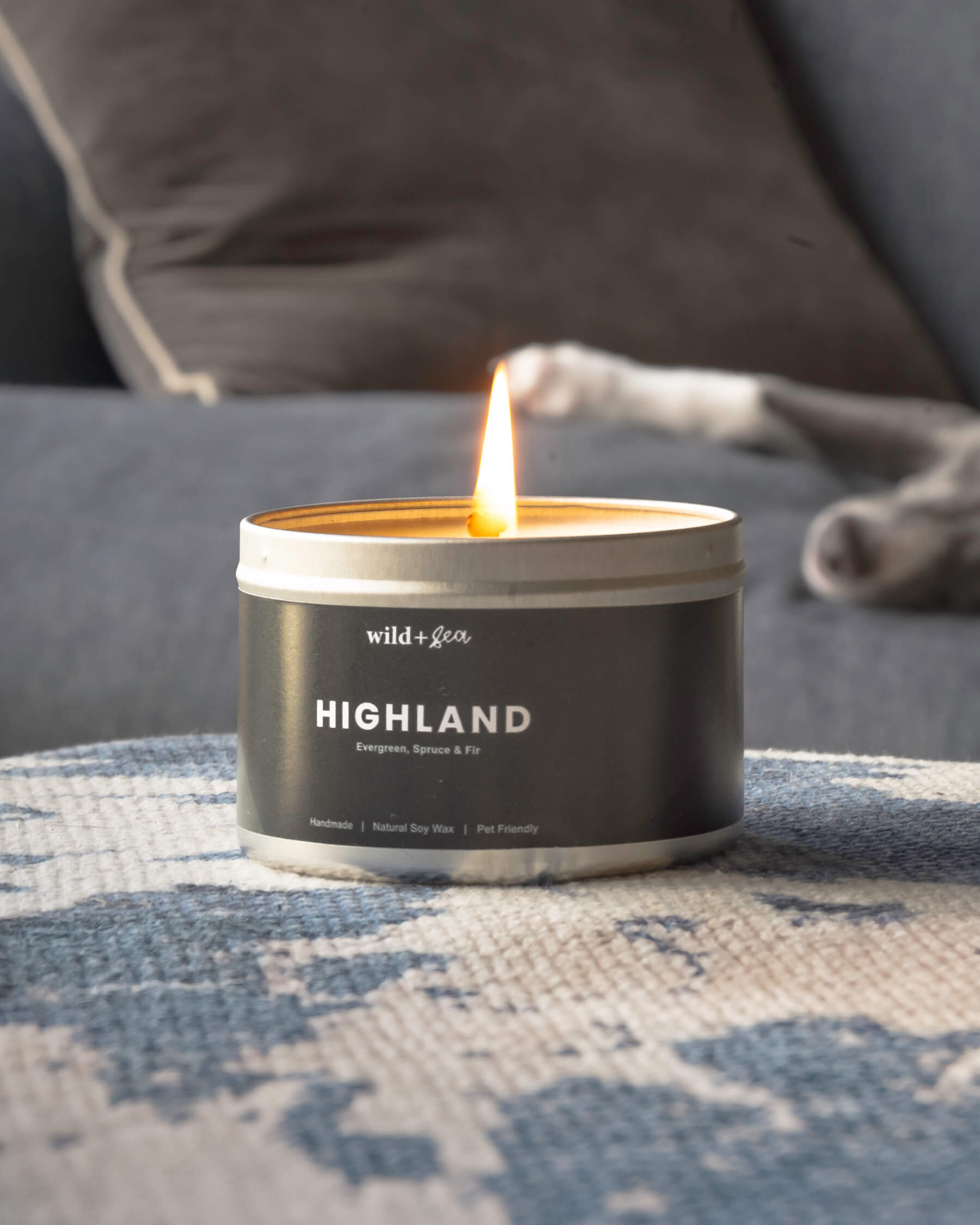 HIGHLAND | Evergreen, Spruce & Fir | Soy Wax Pet Friendly Candle