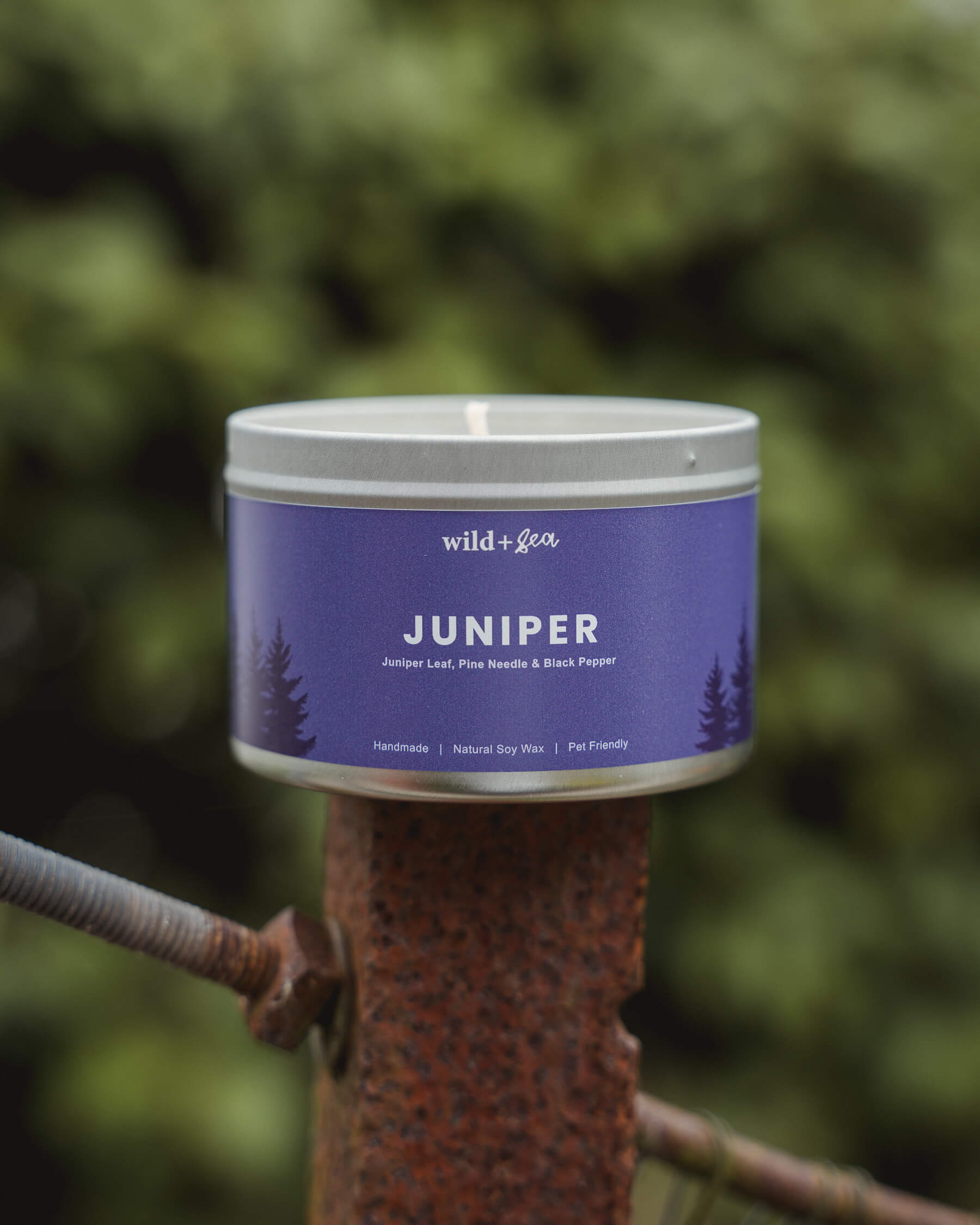 JUNIPER | Juniper, Pine & Black Pepper | Soy Wax Pet Friendly Candle